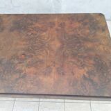 Art deco period table in walnut bramble