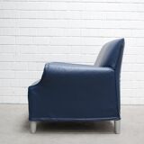 Lazy Working leather armchair by Philippe Starck for Cassina