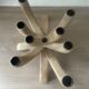 Scandinavian wooden chandelier with 8 branches