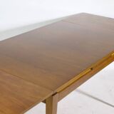Extendable vintage dining table, walnut, 1960s