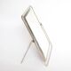 Double and beveled psyche mirror