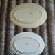 2 oval dishes in ironstone from Longchamp