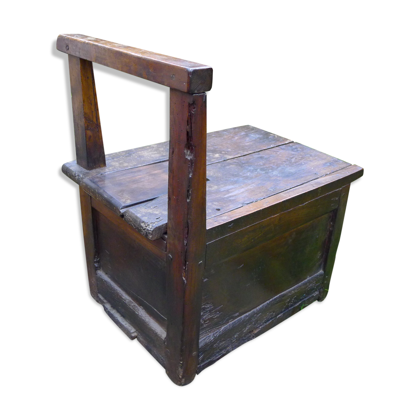 19th oak chest
