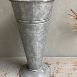Old zinc florist's vase