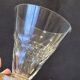 5 old glasses 1930 Verrerie Doyen Belgium model Lido faceted