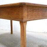 Table à manger de ferme, vintage en bois