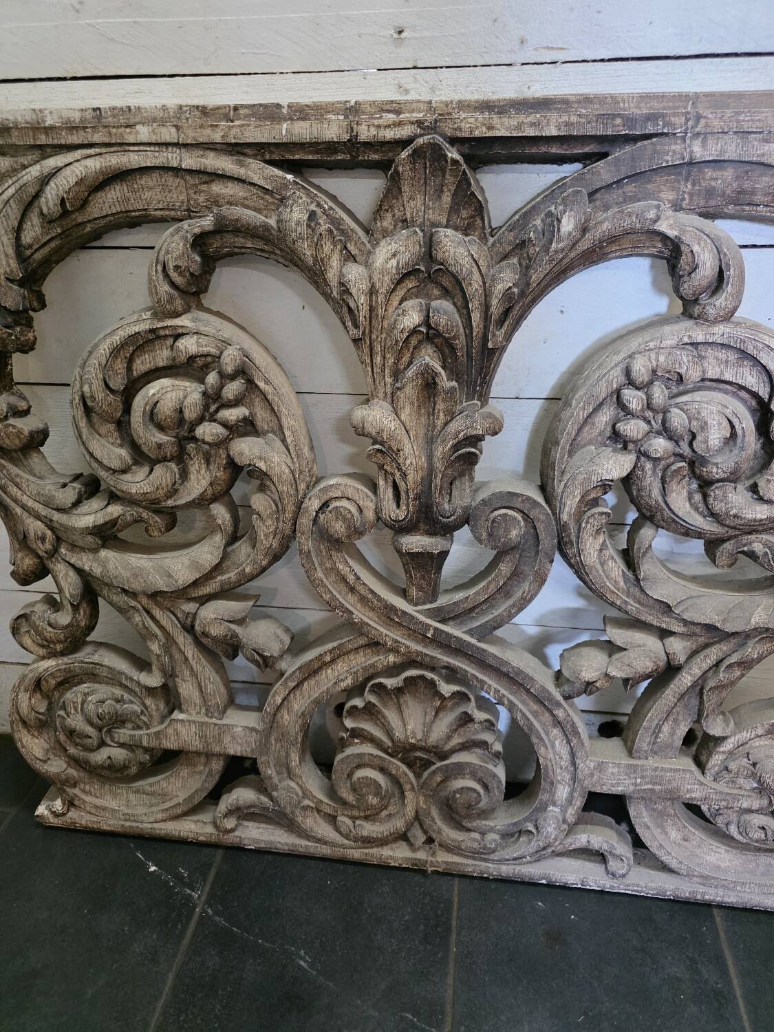 Decorative Cement Panel with Wood Look - Ornamental Style