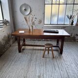 Rustic farmhouse table, solid oak, 2m