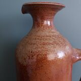 Enameled stoneware pitcher bottle
