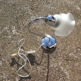Vintage gooseneck tulip lamp