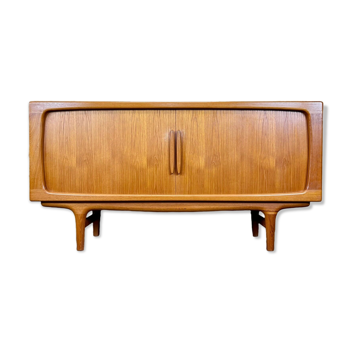 60s 70s Teak Sideboard Credenza by Johannes Andersen for Silkeborg CFC