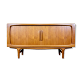 60s 70s Teak Sideboard Credenza by Johannes Andersen for Silkeborg CFC