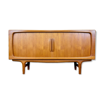 60s 70s Teak Sideboard Credenza by Johannes Andersen for Silkeborg CFC