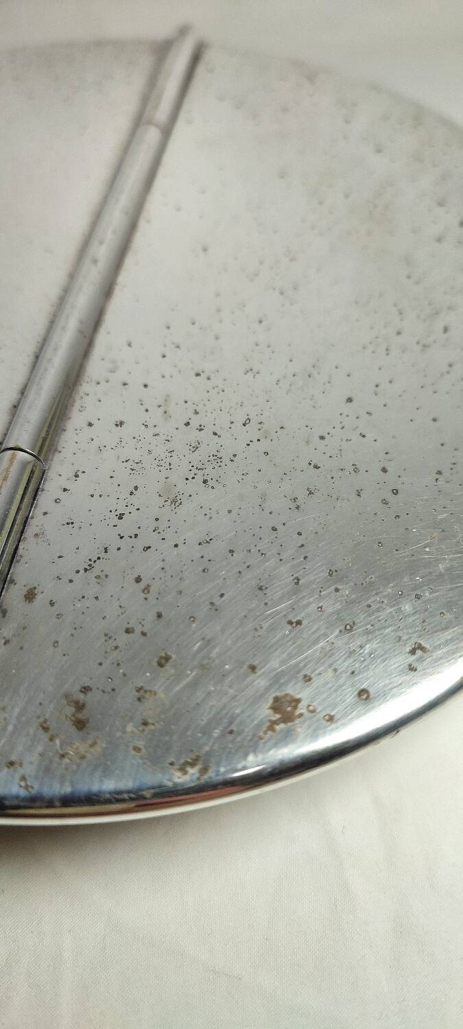 Cenicero metalico "Valenti". Espagne, années 1970.