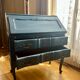 Secrétaire classique bleu Louis XV