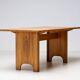 Dining table in pine by Yngve Ekström for Swedese, Sweden, 1960s.