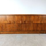 Vintage brutalist credenza, 1970s