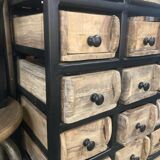 Meuble 24 Tiroirs de style industriel