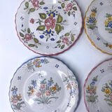 6 vintage plates Martres Tolosane Jodra Noirmoutier