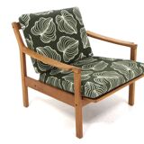 Scandinavian teak armchair "Tibro", Erik Wortz, Möbel-IKEA, Sweden, 1940