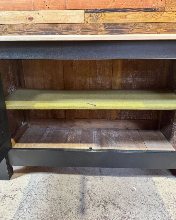 Enfilade, buffet ancien en bois massif, rénové