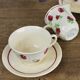Set of 6 coffee cups his coffee teapot and milk teapot.