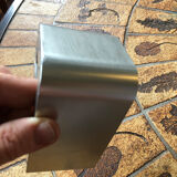 Pencil holder 1970 in cast aluminum signed Pierre Vandel for Pierre Cardin