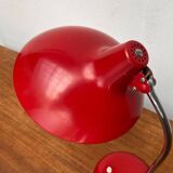 Red German table lamp mid-century 6786 by Christian Dell for Kaiser Idell, 1960s