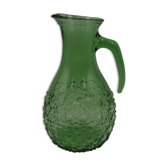 Vintage molded glass decanter