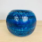 Ball vase Aldo Londi Rimini Blue for Bitossi