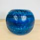 Vase boule Aldo Londi Rimini bleu pour Bitossi