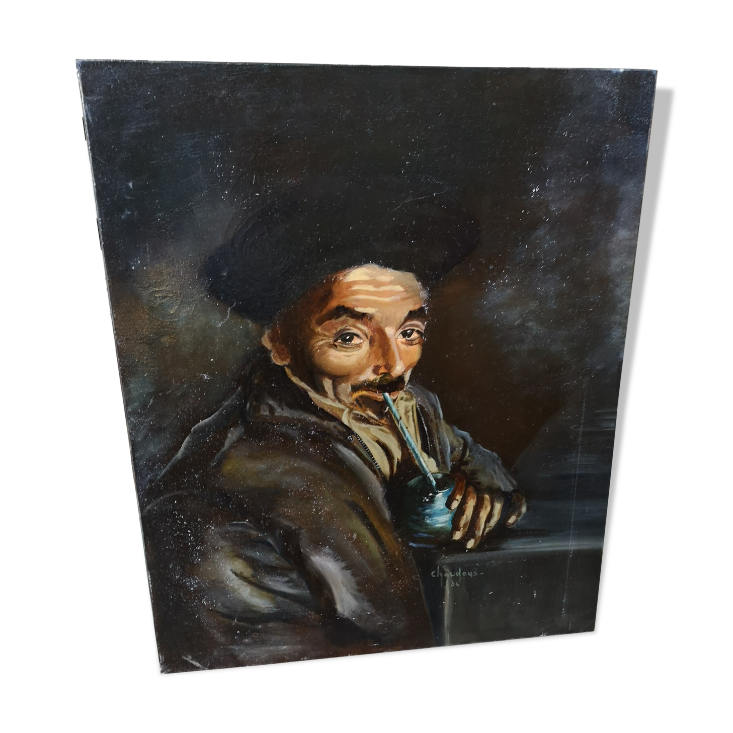 Portrait l'homme à la pipe Selency