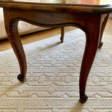 Louis XV regency coffee table in solid walnut