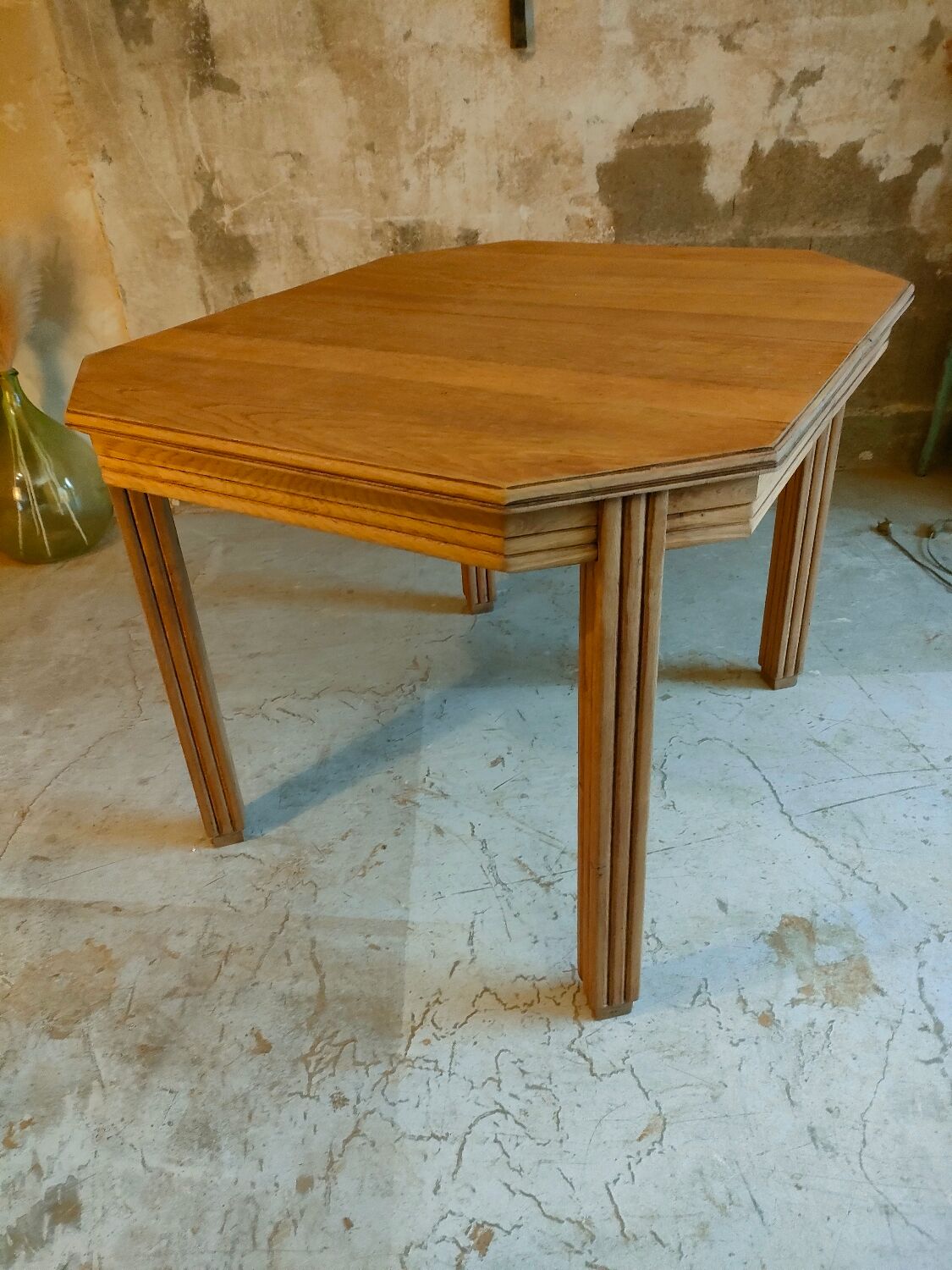 Art Deco farmhouse table