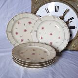 Vintage Bernardaud Limoges porcelain dessert plates