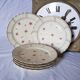 Vintage Bernardaud Limoges porcelain dessert plates