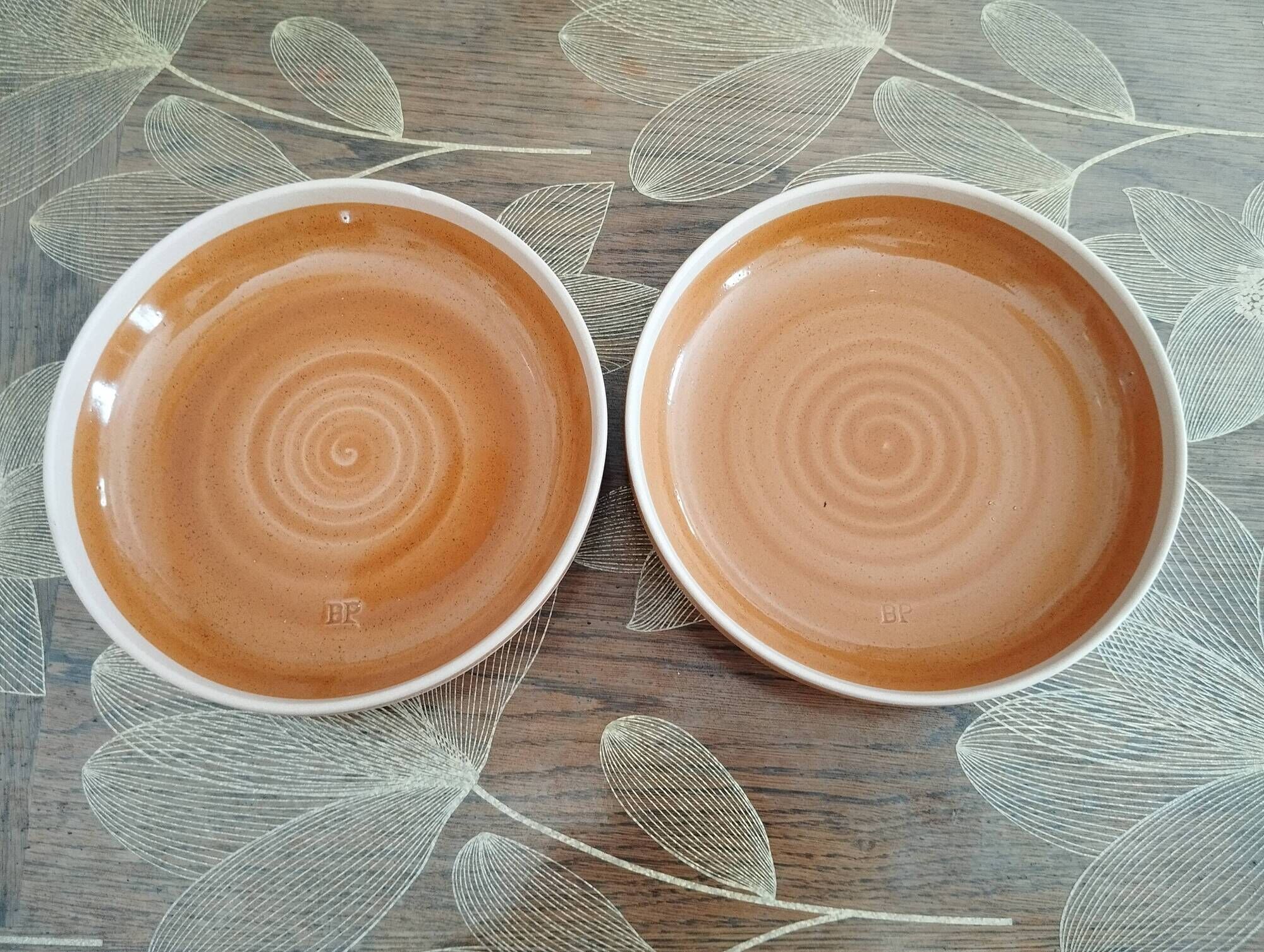 Set of stoneware dishes