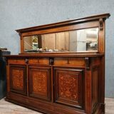 Mercier and Chaleyssin in Lyon: sideboard in marquetry stamped