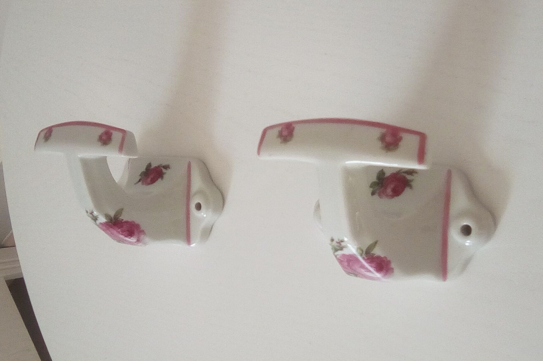 Pair of coat hooks old brothers Chapus limoges