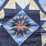 Boutis edredon en patchwork vintage