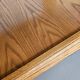 French solid oak coffee table 1970s