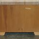 Vintage military campaign chest of drawers in burr yew wood.