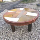 Round coffee table. ceramic