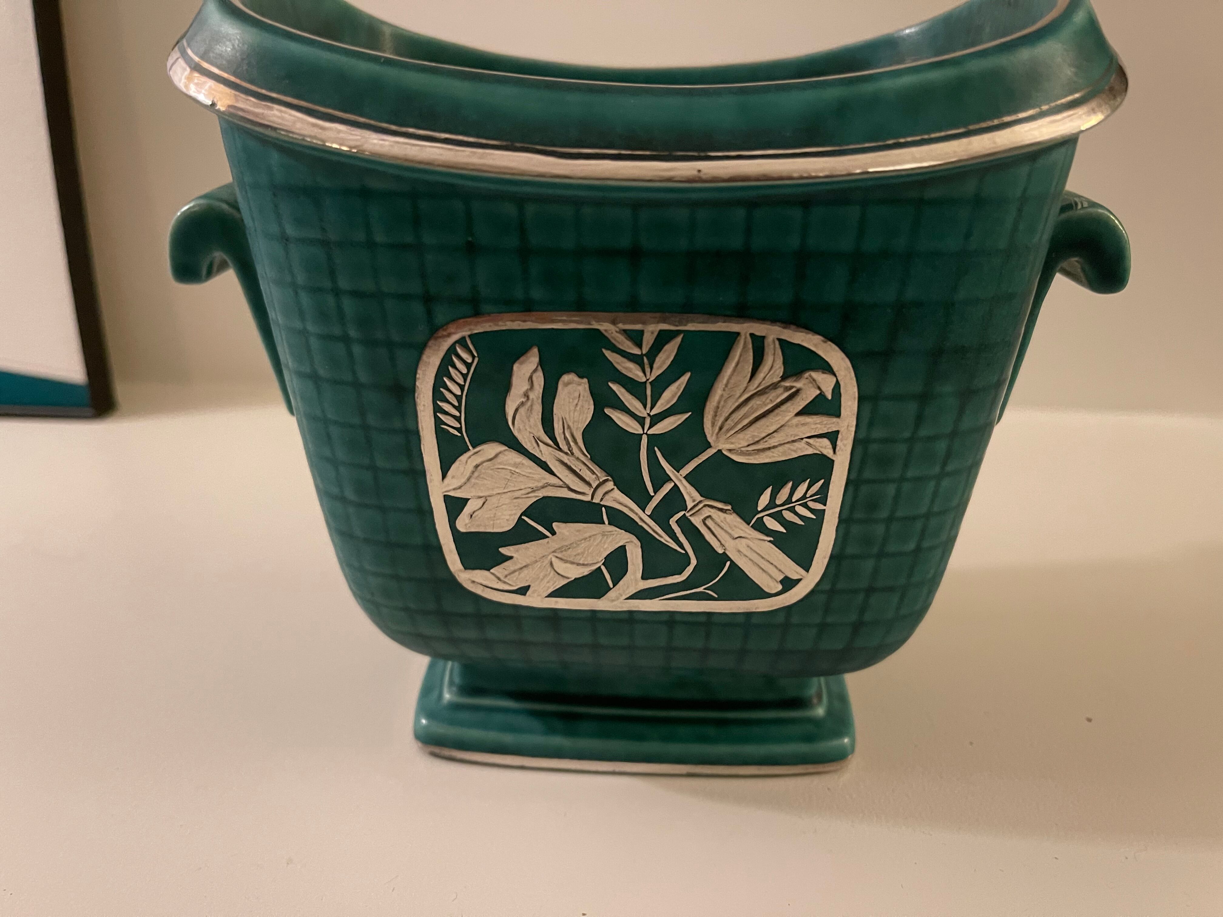 Wilhelm Kage Argenta Vase for Gustavsberg