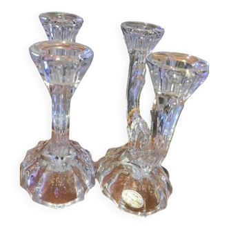 Crystal candlesticks