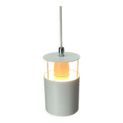 Fyrtønden pendant lamp, minimalist Danish modern mid-century by Asger Bay Christiansen for Lys, 1960s.