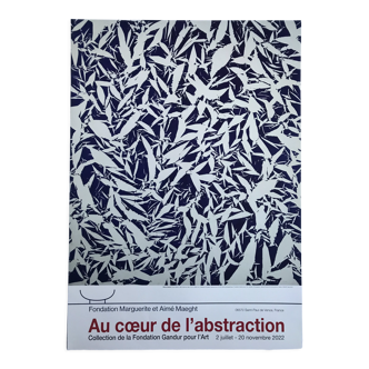 Poster after Simon Hantaï, fondation Maeght, au coeur de l'abstraction, 2022