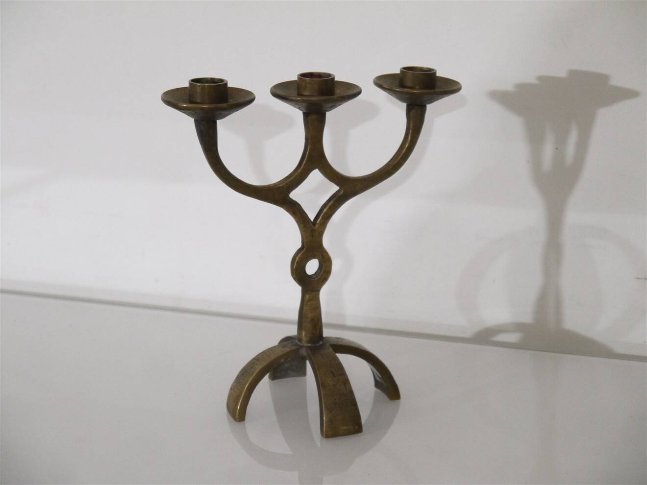 Swedish brass chandelier 1960