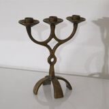 Swedish brass chandelier 1960