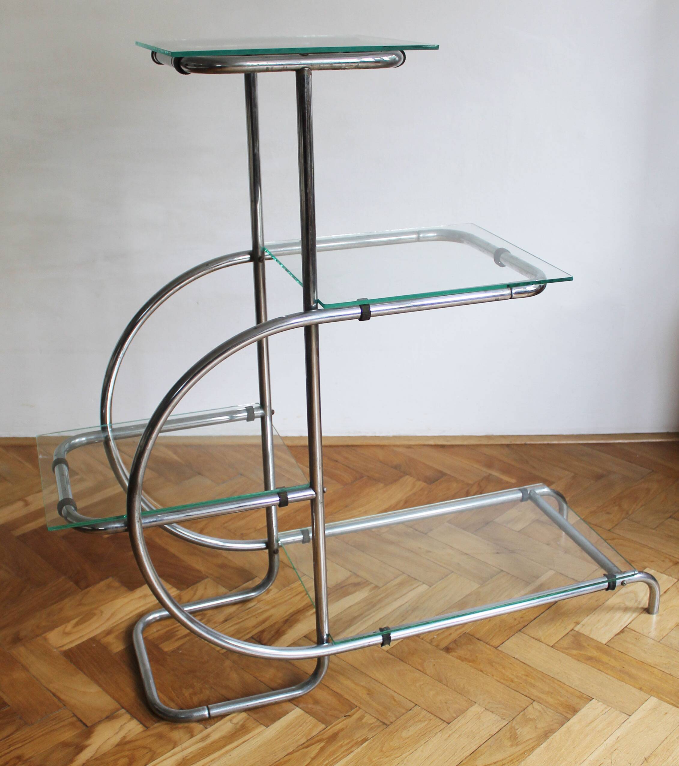 1930's Bauhaus Tubular Flower Stand